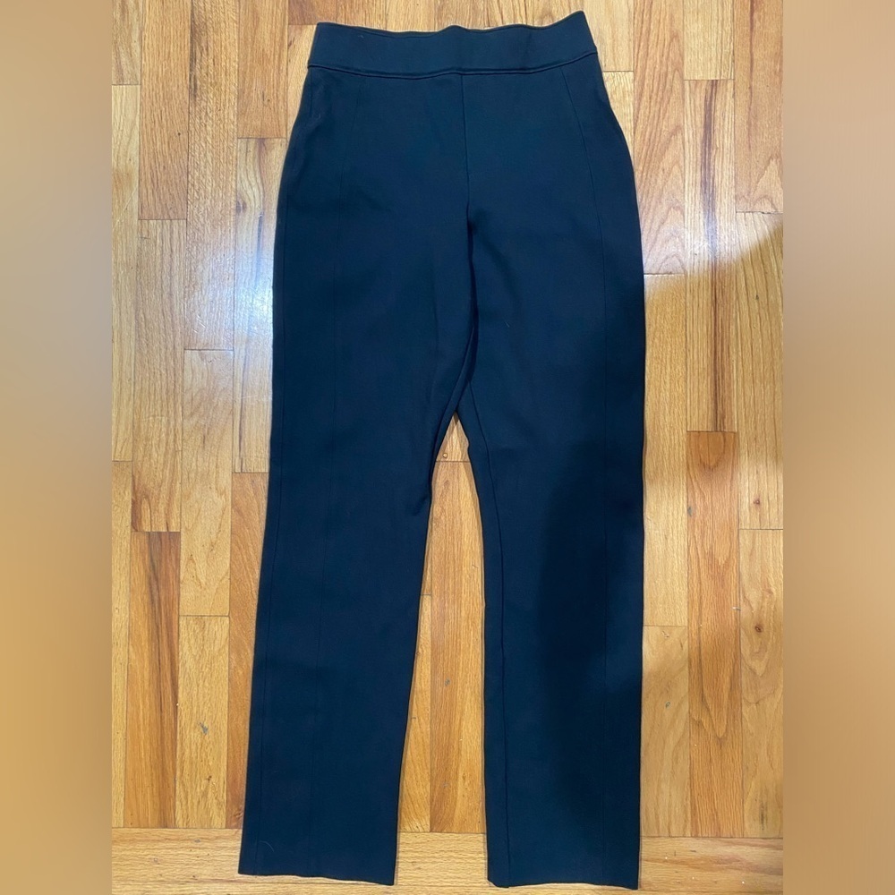 SPANX  Ponte Slim Straight Black Pants